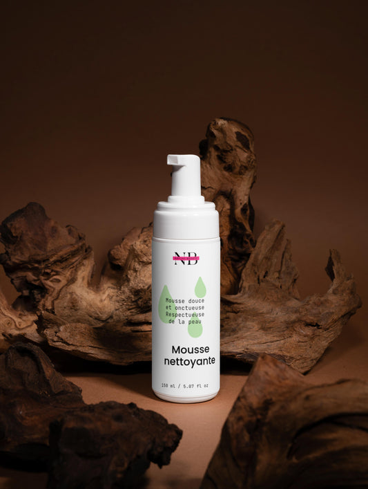 Mousse nettoyante visage
