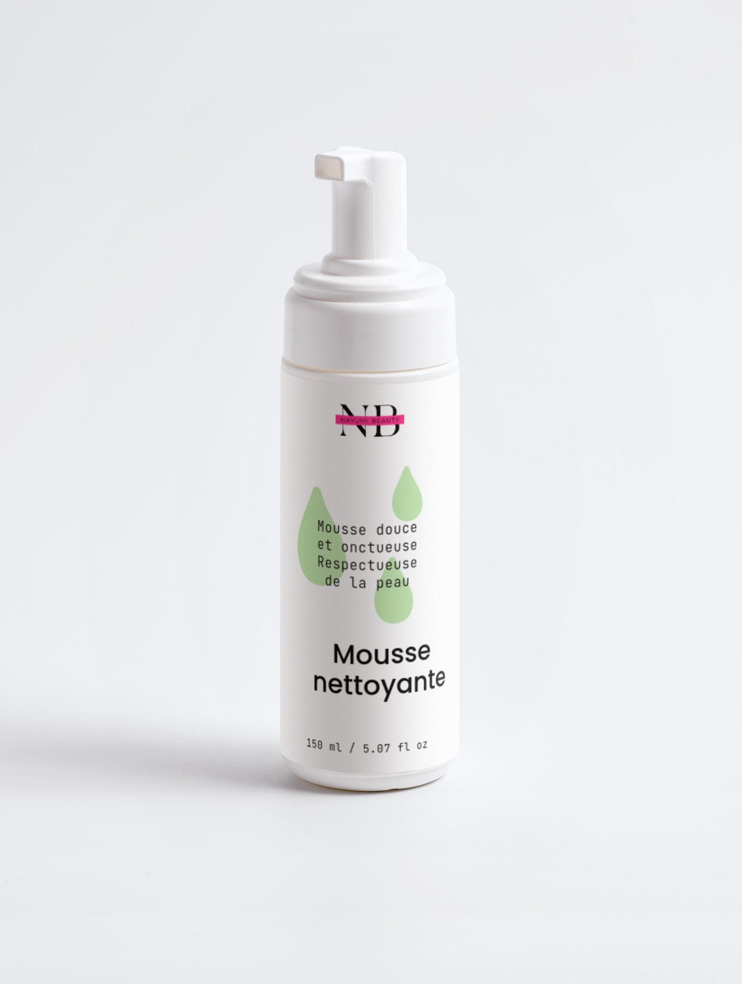 Mousse nettoyante visage