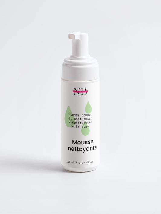 Mousse nettoyante visage