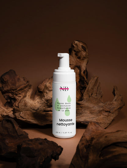 Mousse nettoyante visage