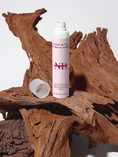 Crème de nuit anti-âge au collagène