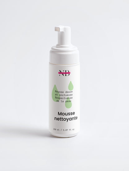 Mousse nettoyante visage